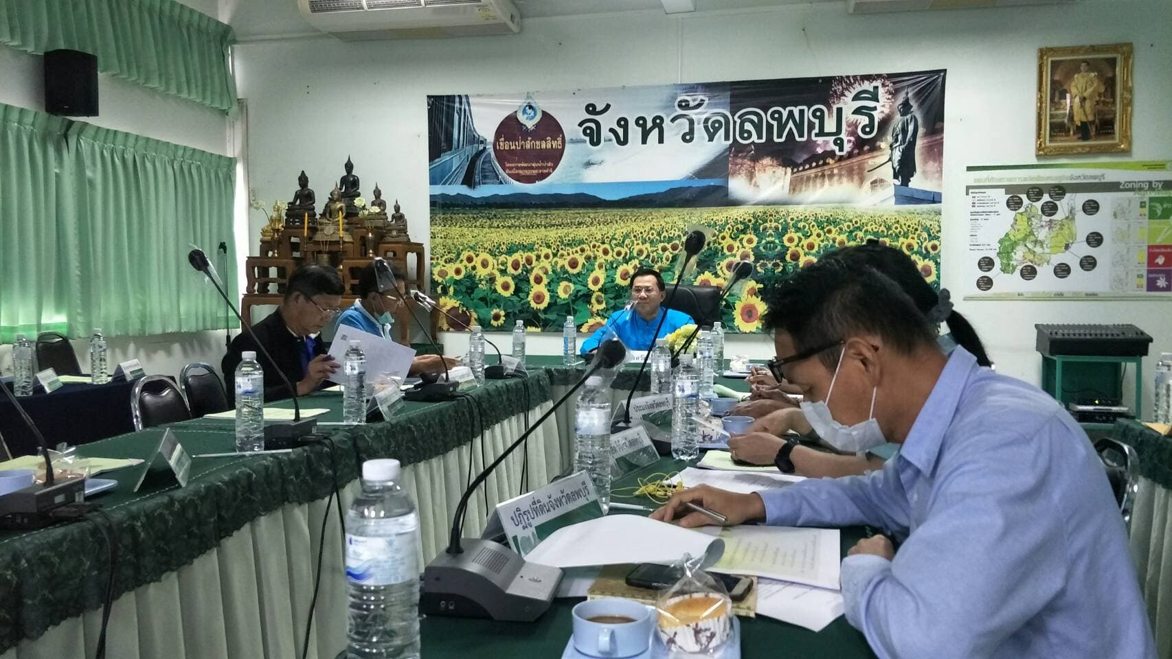 เข้าร่วมประชุมคณะกรรมการอำนวยการขับเคลื่อนงานนโยบายสำคัญและการแก้ไขปัญหาภาคเกษตรระดับจังหวัด (Chief of Operation) จังหวัดลพบุรี