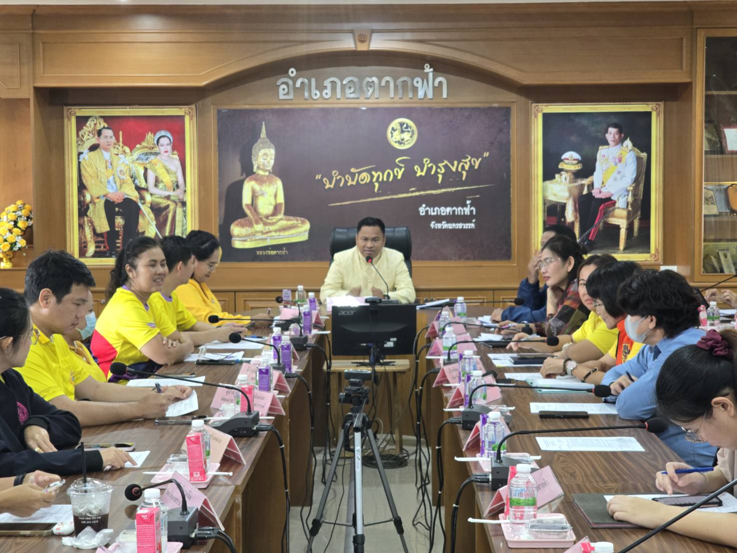 ร่วมประชุมหัวหน้าส่วนราชการของอำเภอตากฟ้า