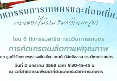 มหกรรมการเกษตรและท่องเที่ยว “ถนนดอกไม้งามริมกว้านพะเยา” ระหว่างวันที่ 27 ธันวาคม 2567 – 5 มกราคม 2568