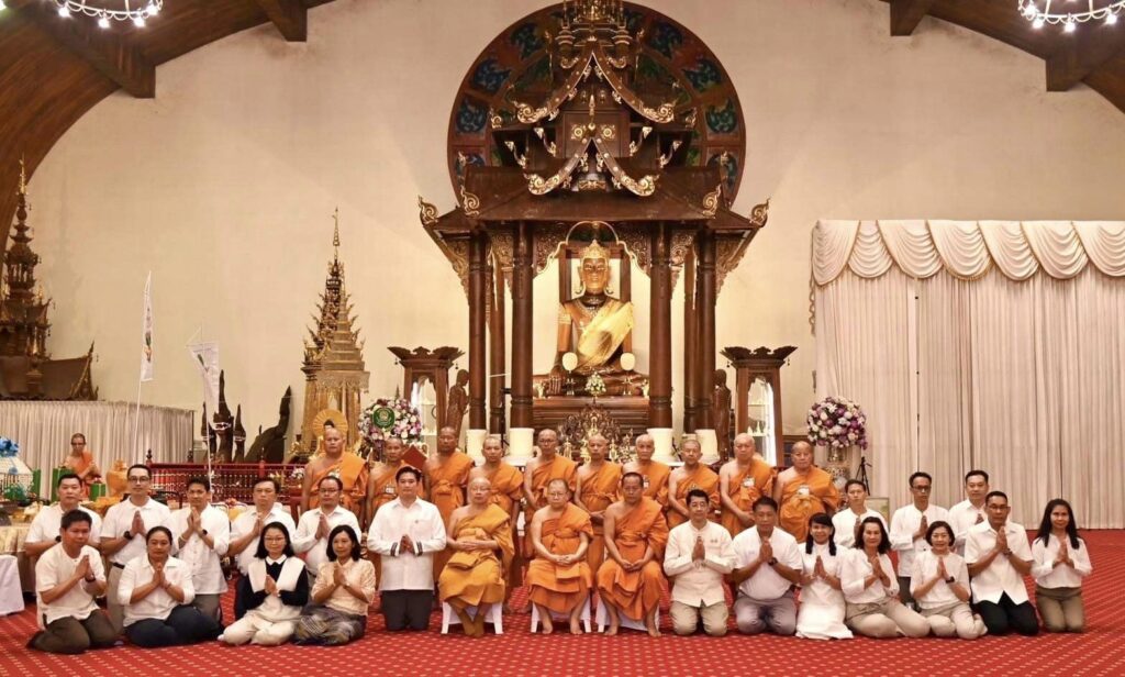 พิธีสมโภชน์ผ้าพระกฐินพระราชทาน และพิธีห่มผ้าองค์พระประธานมหาศาลาหทัยนเรศว์ร พิธีหล่อพระพุทธรูป พิธีสรงน้ำพระบรมสารีริกธาตุ