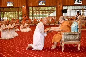 ร่วมพิธีบรรพชาอุปสมบท เฉลิมพระเกียรติพระบาทสมเด็จพระเจ้าอยู่หัว เนื่องในโอกาสพระราชพิธีมหามงคลเฉลิมพระชนมพรรษา 6 รอบ 28 กรกฎาคม 2567