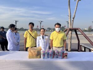 ร่วมพิธีเฉลิมพระเกียรติพระบาทสมเด็จพระเจ้าอยู่หัว เนื่องในโอกาสพระราชพิธีสมมงคลพระชนมายุเท่าพระบาทสมเด็จพระพุทธยอดฟ้าจุฬาโลกมหาราช สมเด็จพระปฐมบรมกษัตริยาธิราช แห่งพระบรมราชจักรี พุทธศักราช 2568