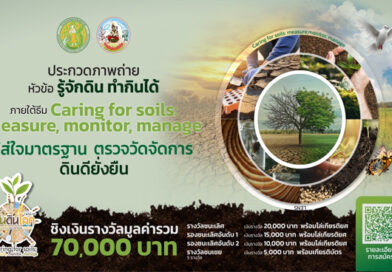 กรมพัฒนาที่ดิน ขอเชิญร่วมกิจกรรมการประกวดภาพถ่ายวันดินโลก ปี 2567